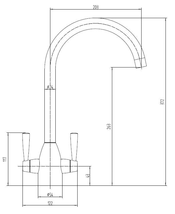 Leith Kitchen Mixer Tap