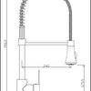 TOLSTA MONOBLOC KITCHEN SINK MIXER