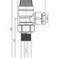 1/2" X 15mm T&P Relief Valve 6 Bar