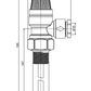 1/2" X 15mm T&P Relief Valve 7Bar