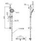 Bar Thermostatic Bar Shower Mixer Kit GKASPHL 13010