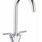 CRIEFF TWIN CRUCIFORM KITCHEN SINK MIXER