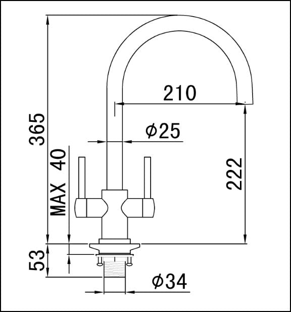 DAVA KITCHEN SINK MIXER