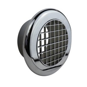 Airvent 404147 Round Ceiling Diffuser Vent Grille - Polished Chrome Finish