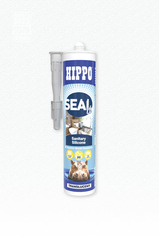 Hippo Seal It Sanitary Silicone 290ml- White or Clear