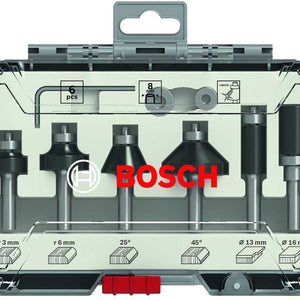 Bosch 6 Piece 1/4