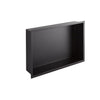 Highlife Elie Stainless Steel, Black or Brushed Brass Recessed Shower Niche (300mm x 450mm x 100mm) – Waterproof Wall Storage Shelf Insert –