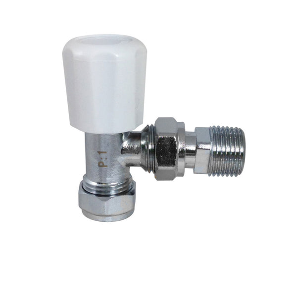 15mm Radiator Trent Plus Angled Valve  (1/2