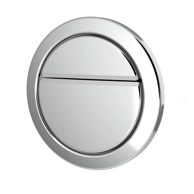 Thomas Dudley Vantage/Miniflo Chrome Dual Flush 73.5mm Round Push Button, 315921(now 372937)