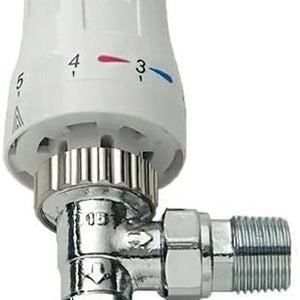 15mm Thermostatic Radiator Valve Angled - K Therm