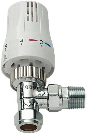 15mm Thermostatic Radiator Valve Angled - K Therm