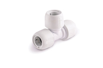 Hep2O 22mm Push Fit Fittings - Tee