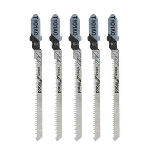 5 Pcs(1 set)T101AO Clean Cut Wood Scroll Cutting Jigsaw Blades For Bosch Dewalt