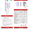 Electric Shower 8.5KW-RPS8 PURE Instant Electric- Redring