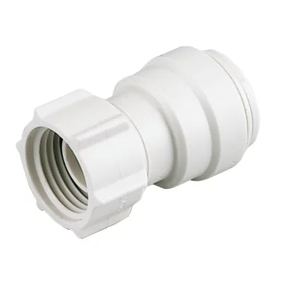 JG SPEEDFIT PLASTIC PUSH-FIT STRAIGHT TAP CONNECTORS 15MM X 3/4"