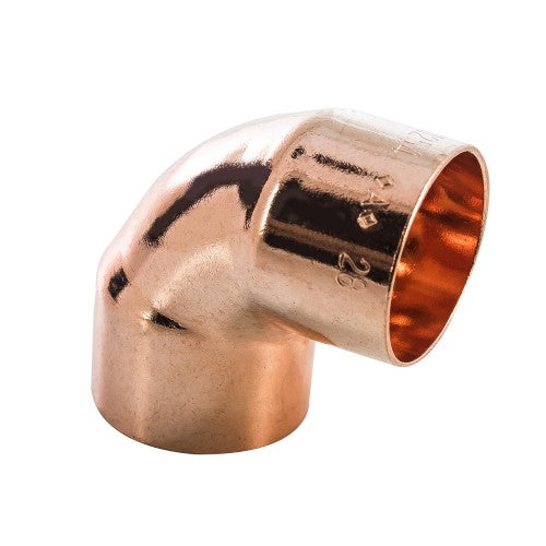 COPPER ENDFEED ELBOW FITTINGS WRAS APPROVED-22mm