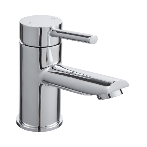 Mono Basin Mixer with push waste