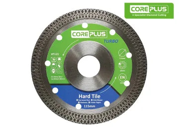 CorePlus HT115 -Hard Tile Turbo Diamond Blade 115mm