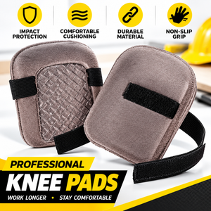 Kuny’s KP-301 Heavy-Duty Leather Knee Pads – Thick Felt Cushion Knee Protection with Adjustable Straps, Durable Work Knee Pads for Flooring, Construction, Carpentry, Gardening & DIY