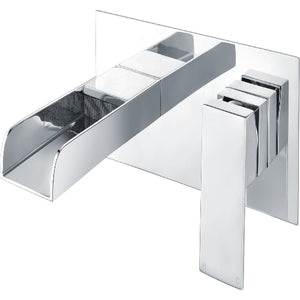 Wall Mounted Basin Mixer - Chrome