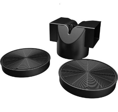 BOSCH CHARCOAL FILTER for RECIRCULATING EXTRACTOR HOODS (2 filters included), DWZ6HP1U2
