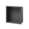 Elements Shower Niche Kit 320x320x120mm Matt Black (EMSU-SS20-3232)