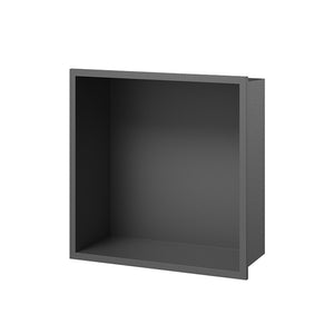 Elements Shower Niche Kit 320x320x120mm Matt Black (EMSU-SS20-3232)