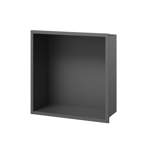 Elements Shower Niche Kit 320x320x120mm Matt Black (EMSU-SS20-3232)