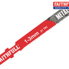 8009-HSS Metal Cutting Jigsaw Blades Pack of 5 T118A
