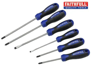 Screwdriver Soft Grip Screwdriver Set, 6 Piece