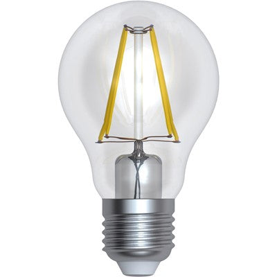 4W Filament LED Lamp A60 Clear Glass Diffuser 3000K Warm White
