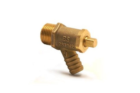 3/4" Type A Drain Off Cock Valve Brass (3/4" Type A)