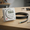 7-Day Electronic Flush Immersion Heater Timer Switch – 16A (2A), 24-Hour Digital Programmable Controller