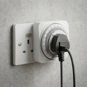 Axiom 24-Hour Plug-In Mechanical Segment Timer | 13A Socket Time Switch (SQT24H)