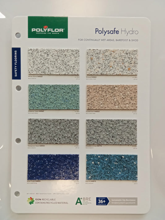 Polysafe Hydro -Continually Wet Areas, Barefoot & Shod