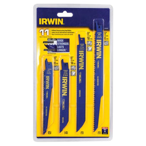Bi-Metal Reciprocating Blade Set, 11 Piece- Irwin