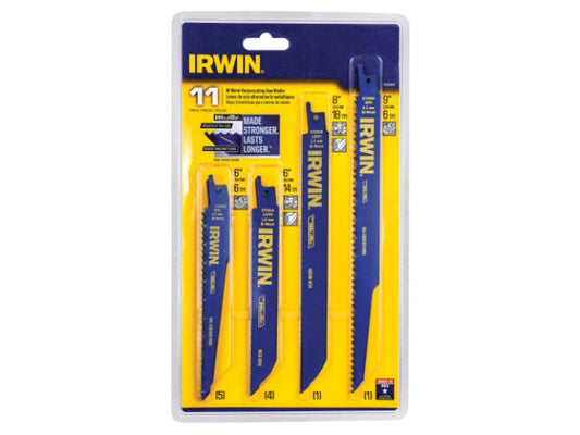 Bi-Metal Reciprocating Blade Set, 11 Piece- Irwin