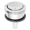 Jollyflush Chrome Replacement Push Button ( Grey Backnut)