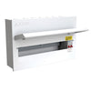 CED Axiom MCU18S Metal 16 Ways C/U Fitted with Isolator 2P 100A