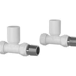 Round Pattern Valve Straight White - Pro