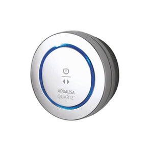 Aqualisa 2023 Quartz Classic Dual Outlet Smart Secondary Start/Stop Control - Chrome