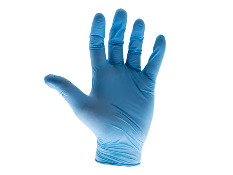 Blue Nitrile Disposable Gloves Large (Box of 100)