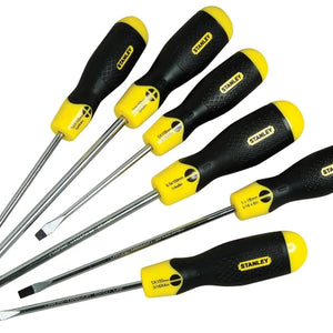 Stanley Cushion Grip Screwdriver Set, 6 Piece-FREE UK P&P