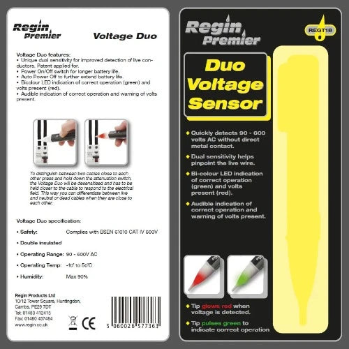 Voltage Sensor REGT18 Duo- Regin