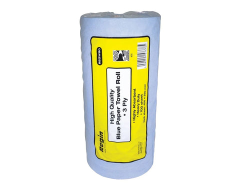 Blue Paper Towel Roll - 3ply - 100 Sheets- High Quality