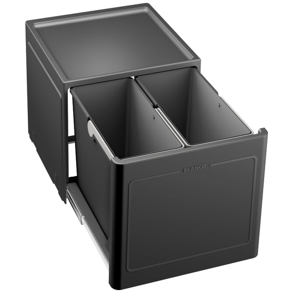 Blanco Botton Pro 45/2 Manual Pull-Out Dual Kitchen Waste Bin 42L – 517467