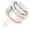 Wirquin Chrome Toilet Dual Push Flush Button ( White Backnut)
