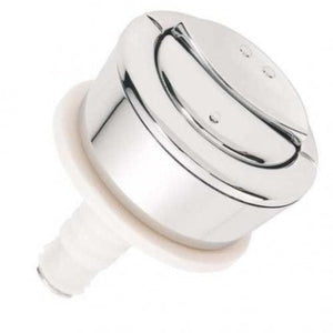 Wirquin Chrome Toilet Dual Push Flush Button ( White Backnut)