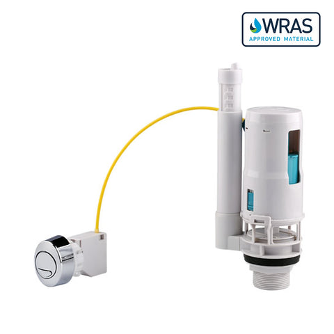 1.1/2" 350mm Cable Dual Flush Valve with 2" Adaptor-WRAS