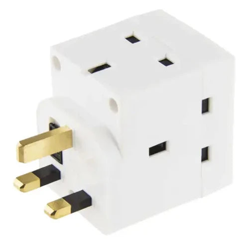 Adaptor 13AMP 3 Way Fused